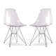 Tower Dining Chair, Clear By World Modern Design | Dining Chairs | Modishstore - 4