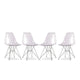 Tower Dining Chair, Clear By World Modern Design | Dining Chairs | Modishstore - 5