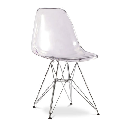 Tower Dining Chair, Clear By World Modern Design | Dining Chairs | Modishstore