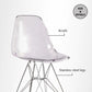 Tower Dining Chair, Clear By World Modern Design | Dining Chairs | Modishstore - 2