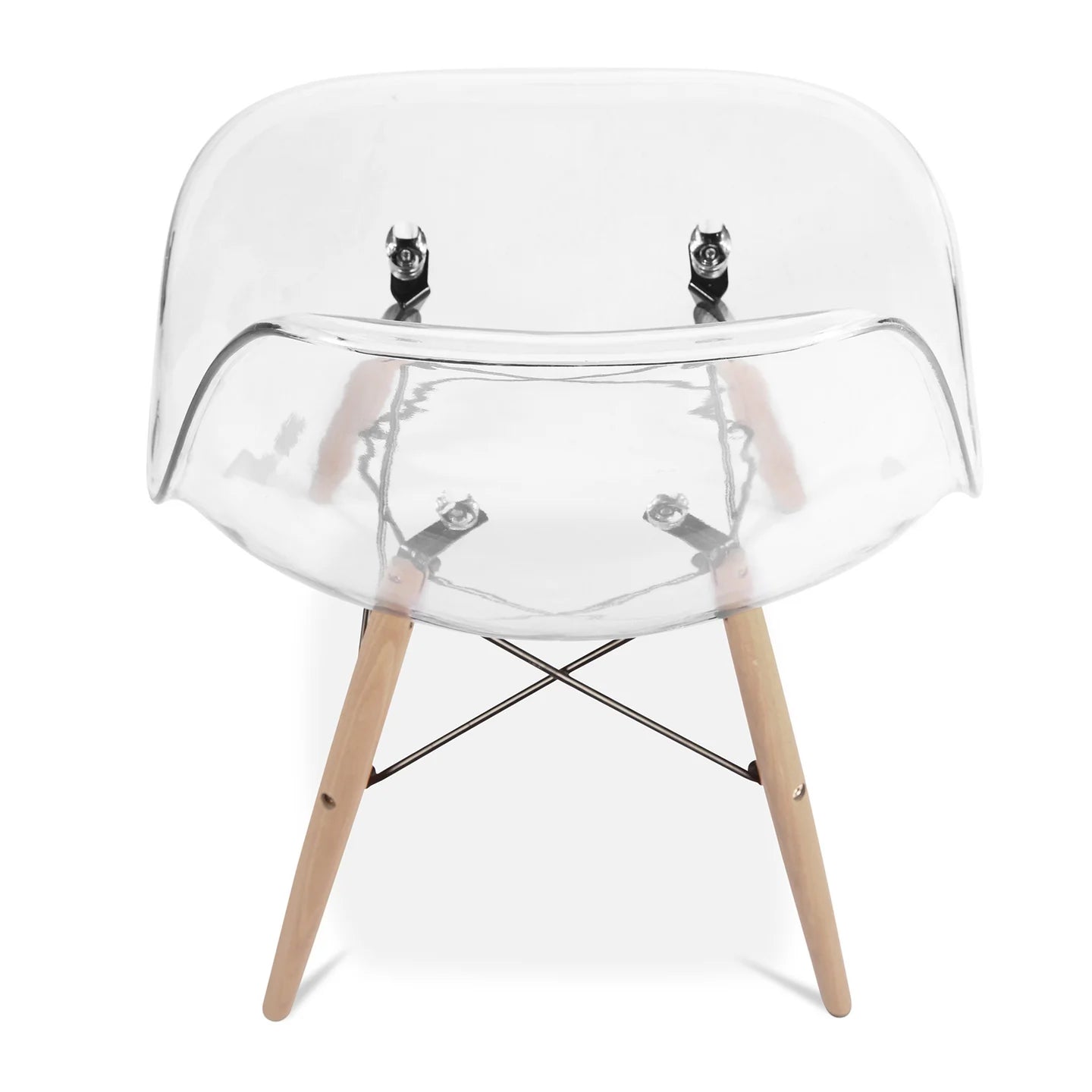 Pyramid Dining Chair, Clear By World Modern Design | Dining Chairs | Modishstore - 6