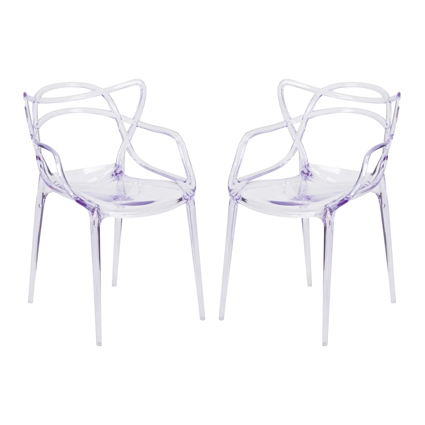 Monte Dining Chair - Clear By World Modern Design | Dining Chairs | Modishstore - 6