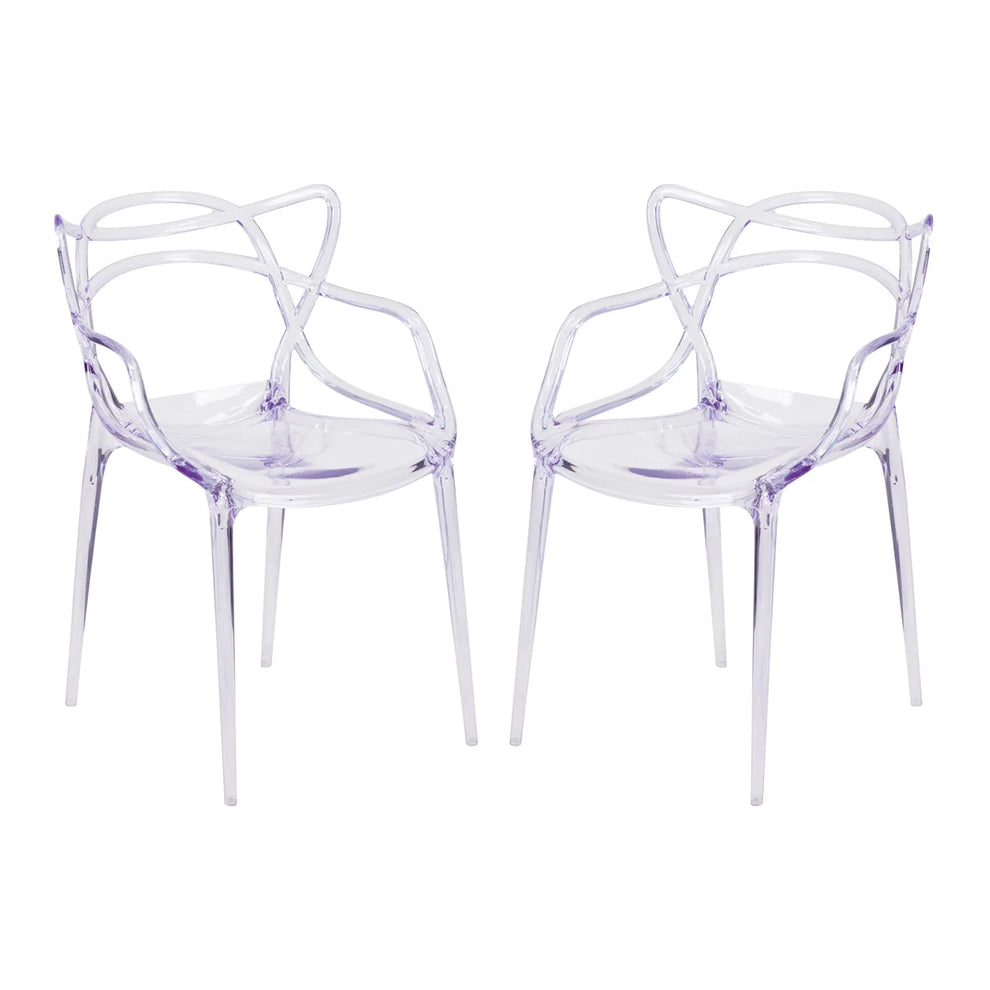 Monte Dining Chair - Clear By World Modern Design | Dining Chairs | Modishstore - 6