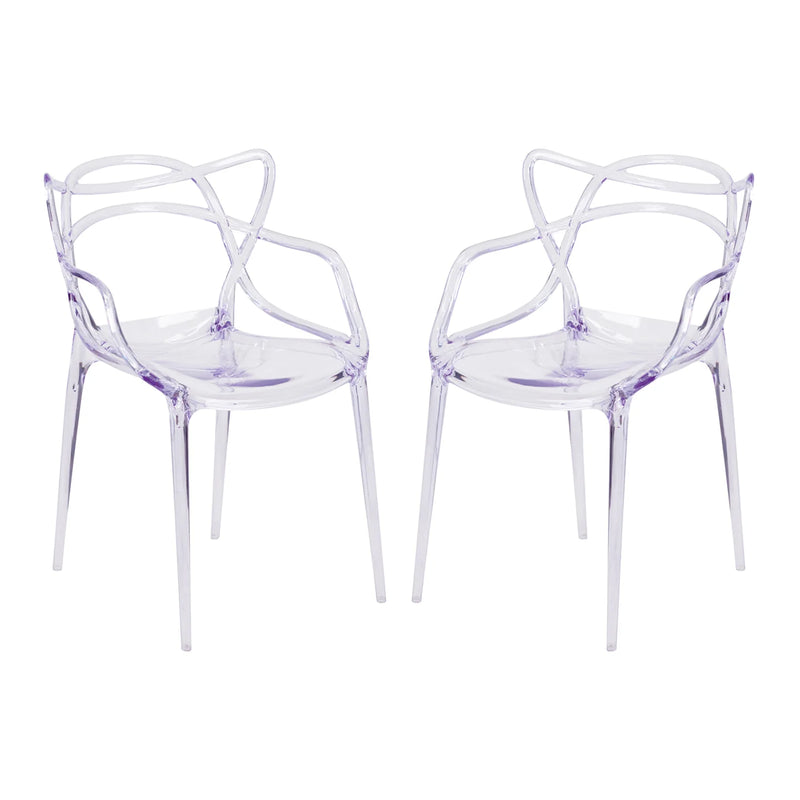Monte Dining Chair - Clear By World Modern Design | Dining Chairs | Modishstore - 6