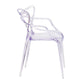Monte Dining Chair - Clear By World Modern Design | Dining Chairs | Modishstore - 2