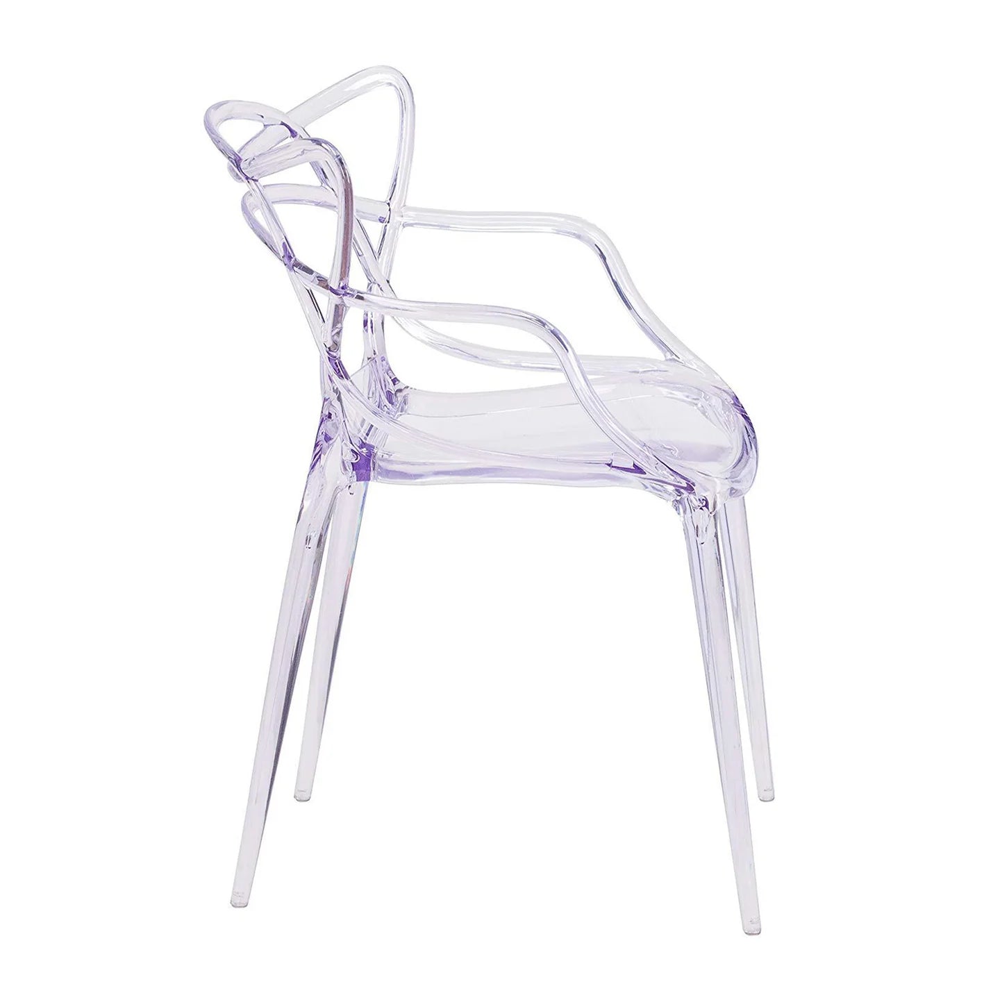Monte Dining Chair - Clear By World Modern Design | Dining Chairs | Modishstore - 2