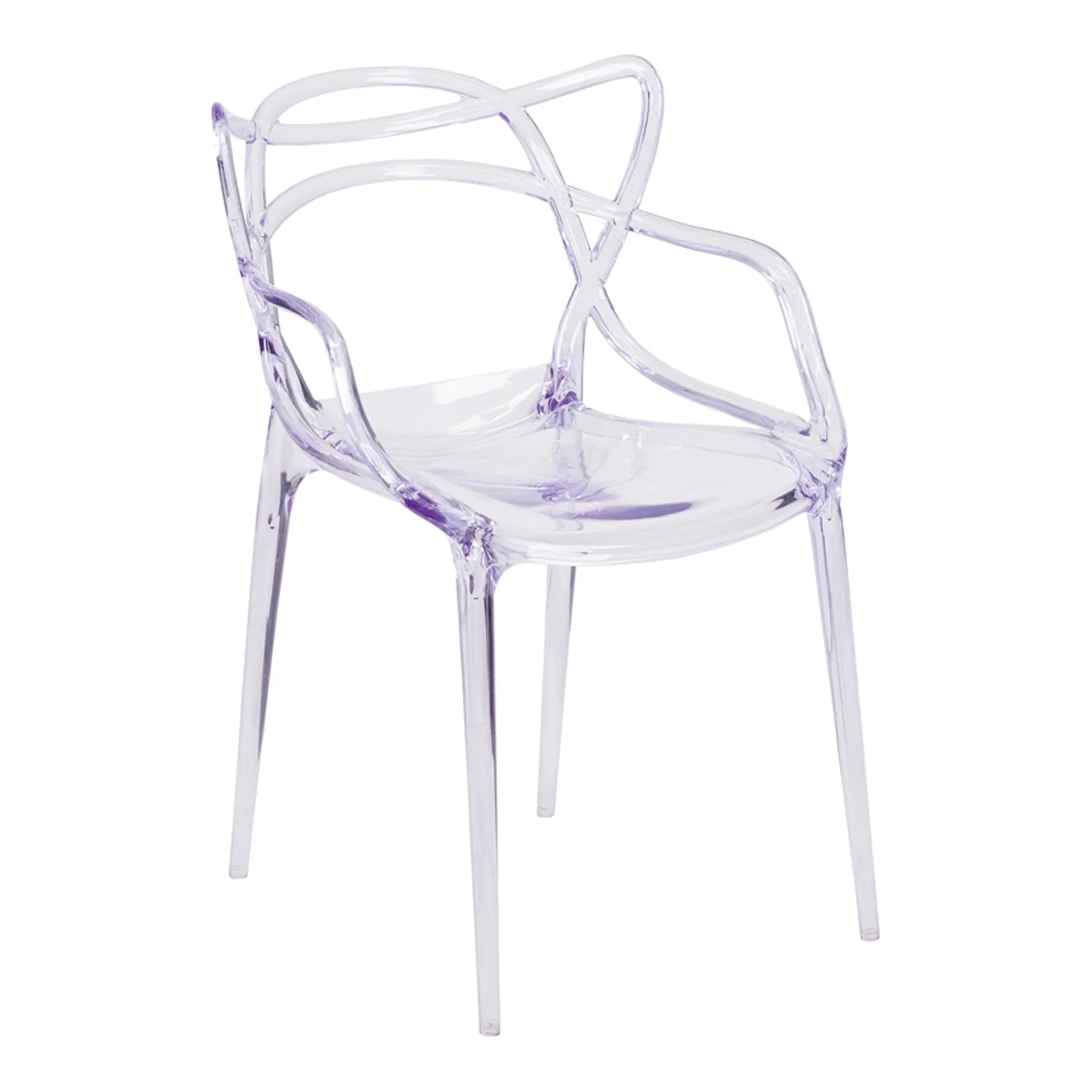 Monte Dining Chair - Clear By World Modern Design | Dining Chairs | Modishstore - 3
