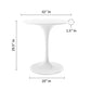 Rose 32" Round Fiberglass Dining Table By World Modern Design | Dining Tables | Modishstore - 3
