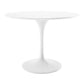 Rose 42" Round Fiberglass Dining Table By World Modern Design | Dining Tables | Modishstore - 2