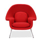 Haven Lounge Chair & Ottoman, Red By World Modern Design | Lounge Chairs | Modishstore - 5