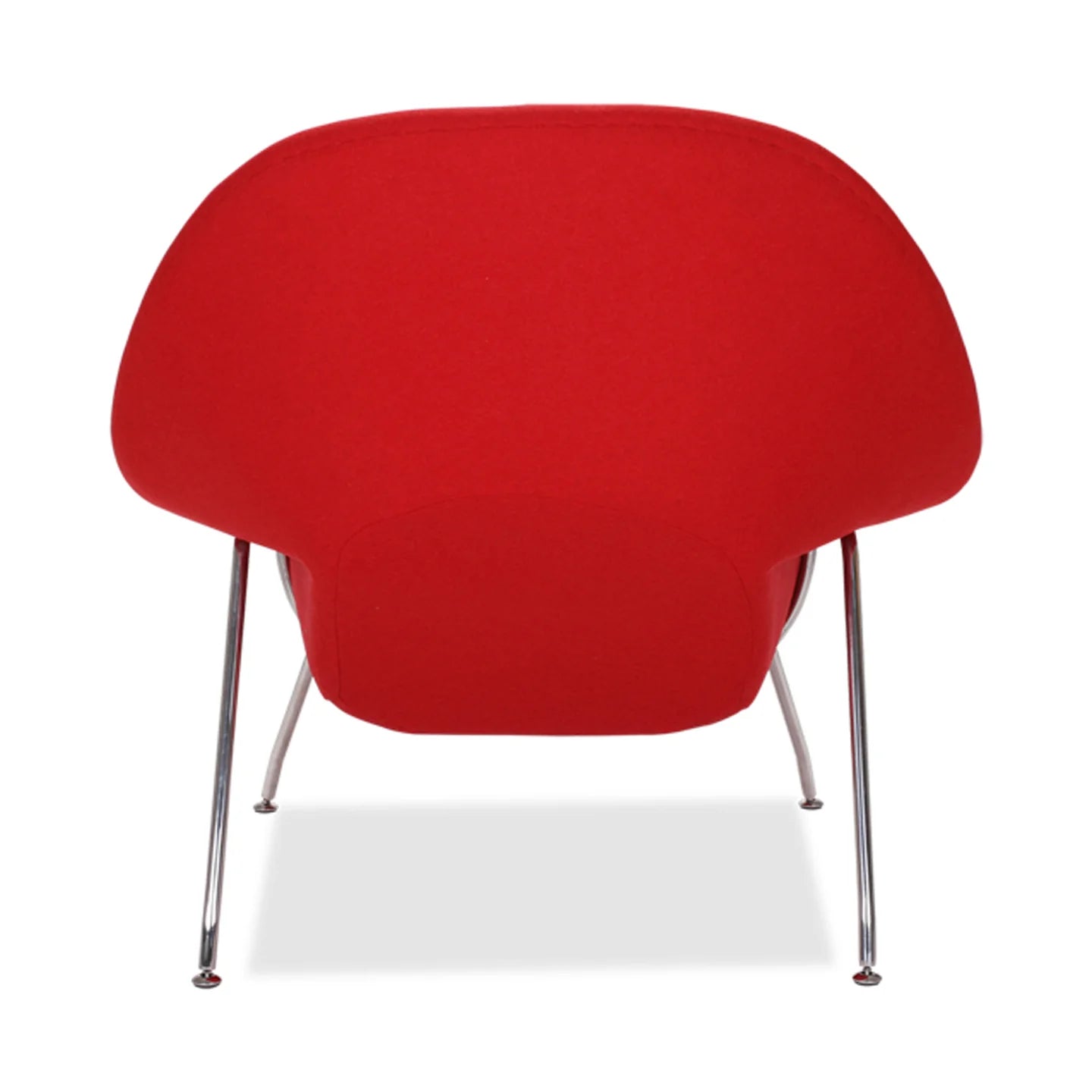 Haven Lounge Chair & Ottoman, Red By World Modern Design | Lounge Chairs | Modishstore - 3