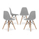 Pyramid Dining Chair, Gray By World Modern Design | Dining Chairs | Modishstore - 7