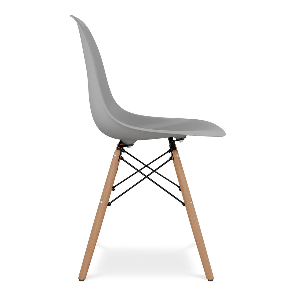 Pyramid Dining Chair, Gray By World Modern Design | Dining Chairs | Modishstore - 3