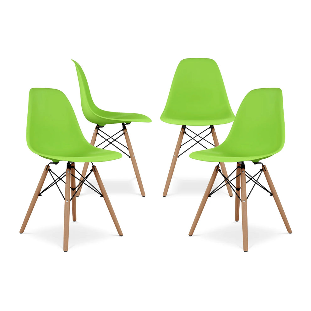 Pyramid Dining Chair, Green By World Modern Design | Dining Chairs | Modishstore - 7