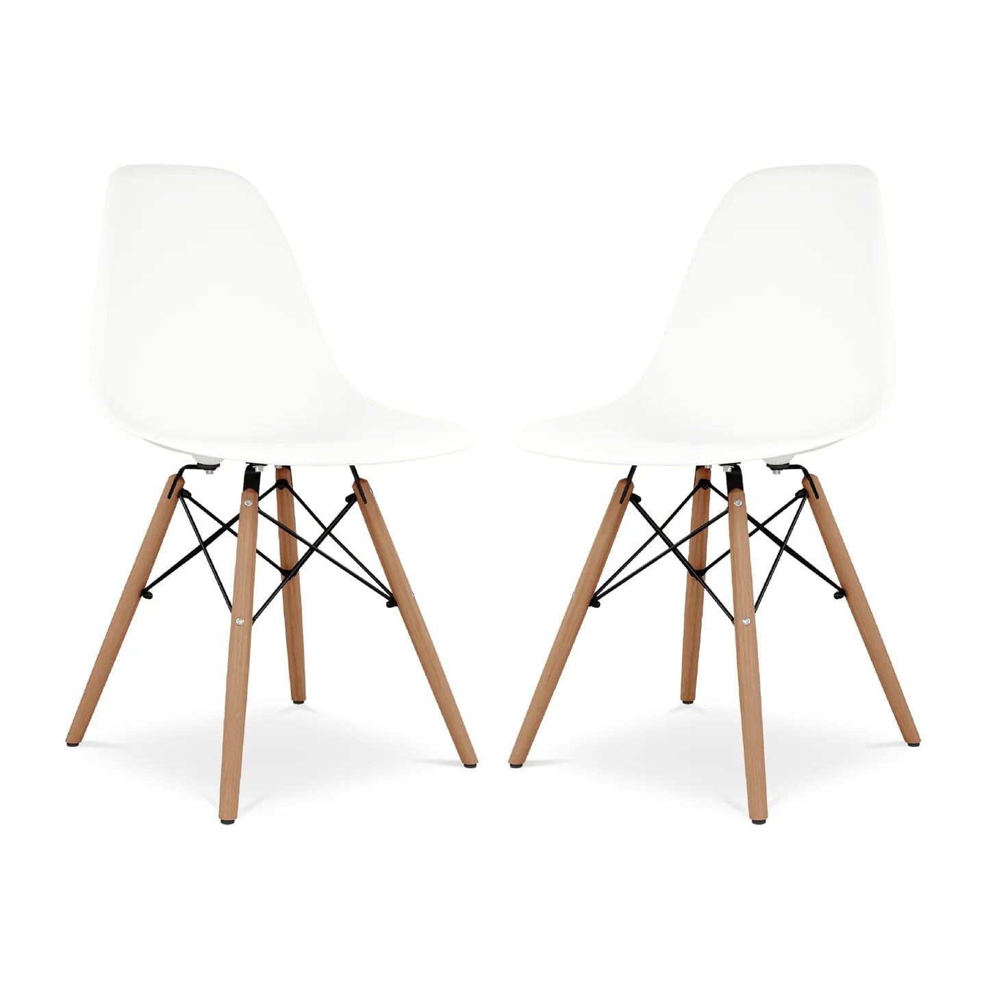 Pyramid Dining Chair, White By World Modern Design | Dining Chairs | Modishstore - 7
