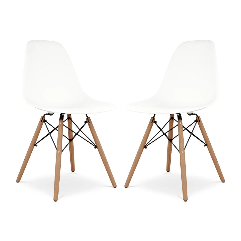Pyramid Dining Chair, White By World Modern Design | Dining Chairs | Modishstore - 7