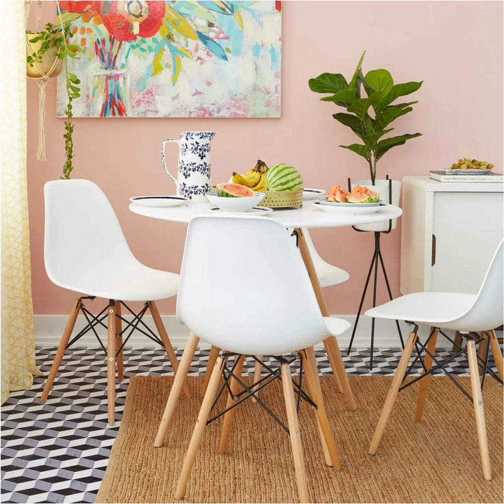 Pyramid Dining Chair, White By World Modern Design | Dining Chairs | Modishstore - 6
