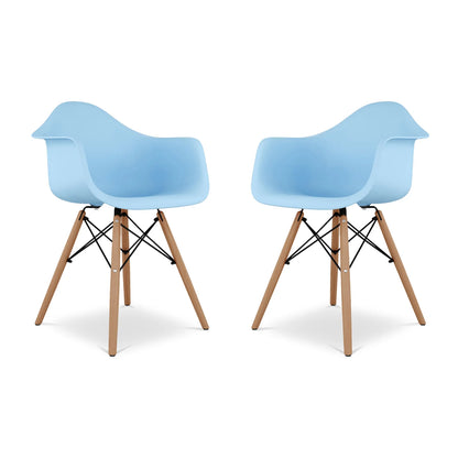 Pyramid Armchair, Blue By World Modern Design | Dining Chairs | Modishstore - 6