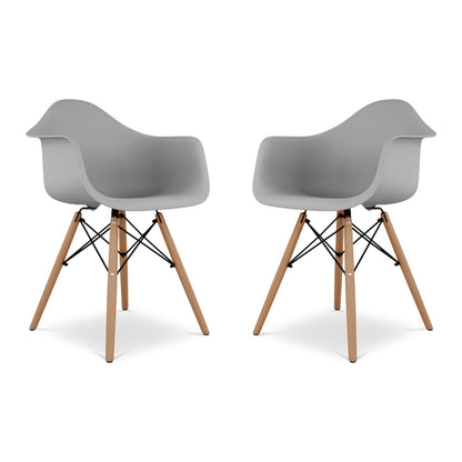 Pyramid Armchair, Gray By World Modern Design | Dining Chairs | Modishstore - 6