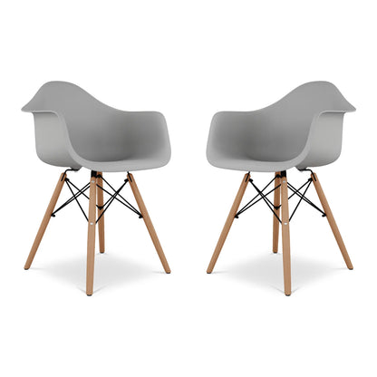 Pyramid Armchair, Gray By World Modern Design | Dining Chairs | Modishstore - 6