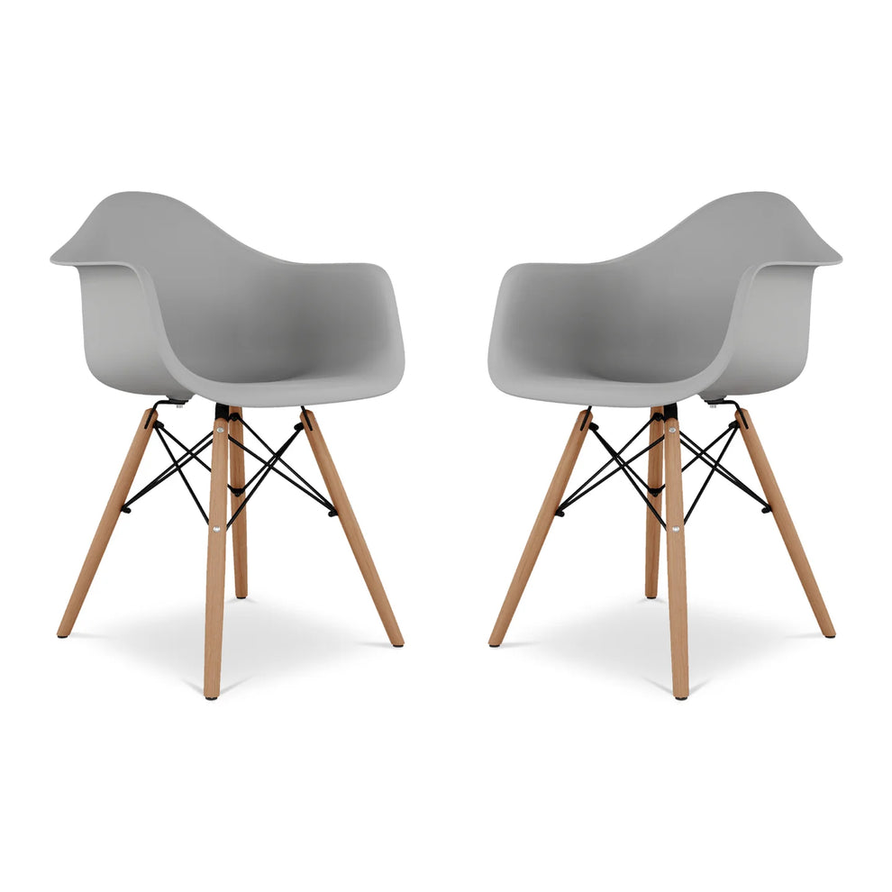 Pyramid Armchair, Gray By World Modern Design | Dining Chairs | Modishstore - 6
