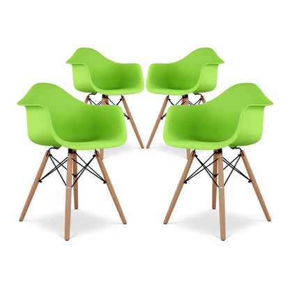 Pyramid Armchair, Green By World Modern Design | Dining Chairs | Modishstore - 7