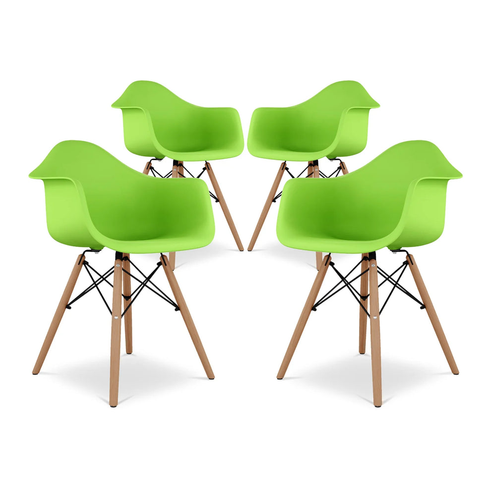 Pyramid Armchair, Green By World Modern Design | Dining Chairs | Modishstore - 7