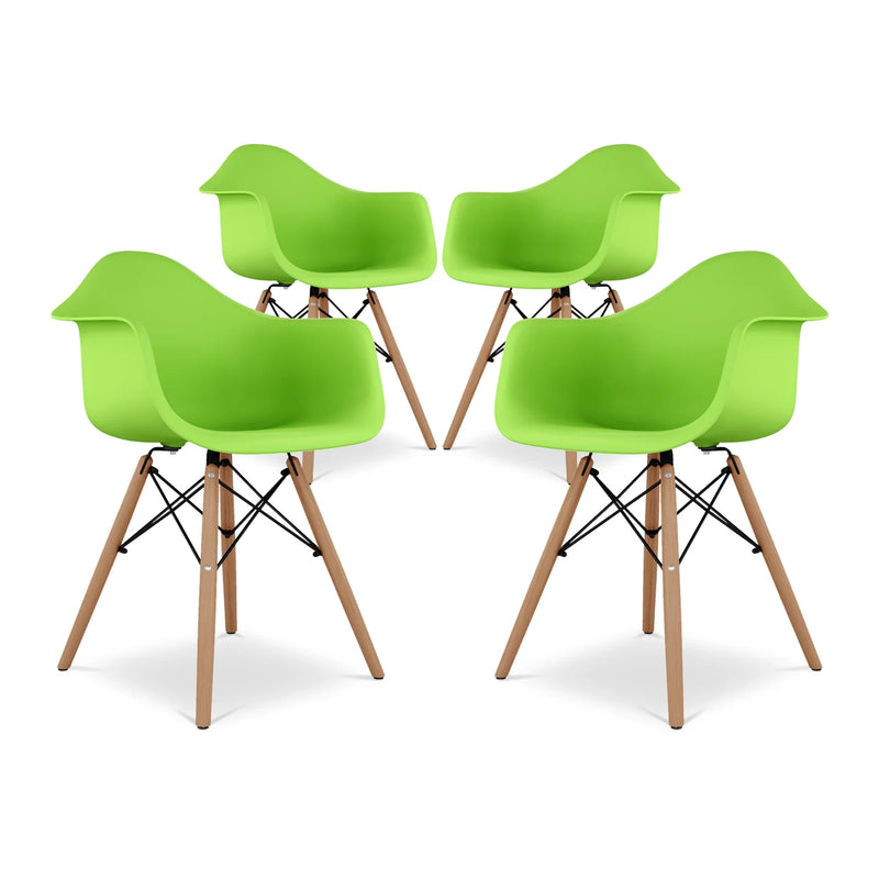 Pyramid Armchair, Green By World Modern Design | Dining Chairs | Modishstore - 7