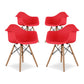 Pyramid Armchair, Red By World Modern Design | Dining Chairs | Modishstore - 7