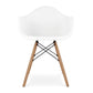 Pyramid Armchair, White By World Modern Design | Dining Chairs | Modishstore