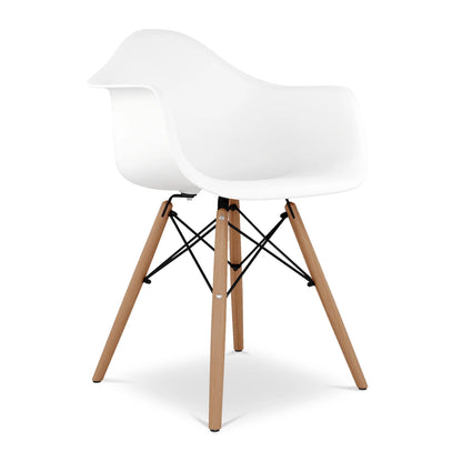 Pyramid Armchair, White By World Modern Design | Dining Chairs | Modishstore - 2