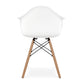 Pyramid Armchair, White By World Modern Design | Dining Chairs | Modishstore - 4