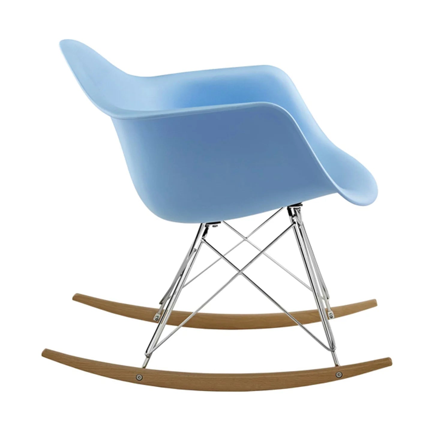 Atoll Rocker Chair, Blue By World Modern Design | Rocking Chairs | Modishstore - 4