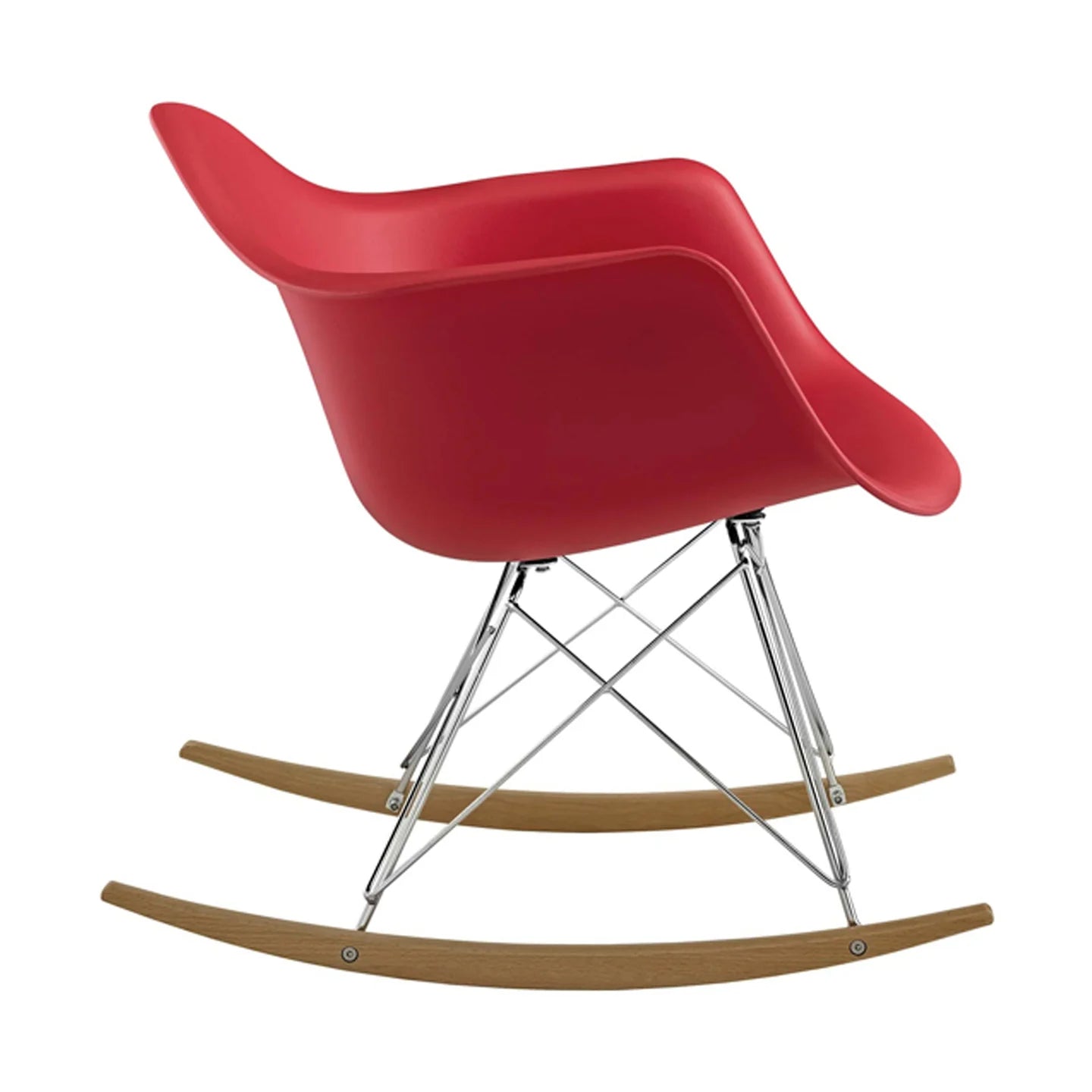 Atoll Rocker Chair, Red By World Modern Design | Rocking Chairs | Modishstore - 3