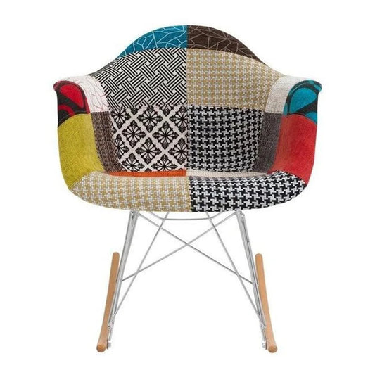 Atoll Rocker Chair, Multi By World Modern Design | Rocking Chairs | Modishstore