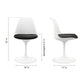 Rose Dining Chair - Black By World Modern Design | Dining Chairs | Modishstore - 7