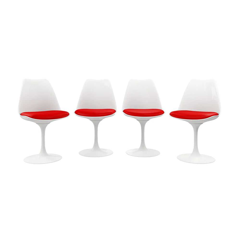 Rose Dining Chair - Red By World Modern Design | Dining Chairs | Modishstore - 10