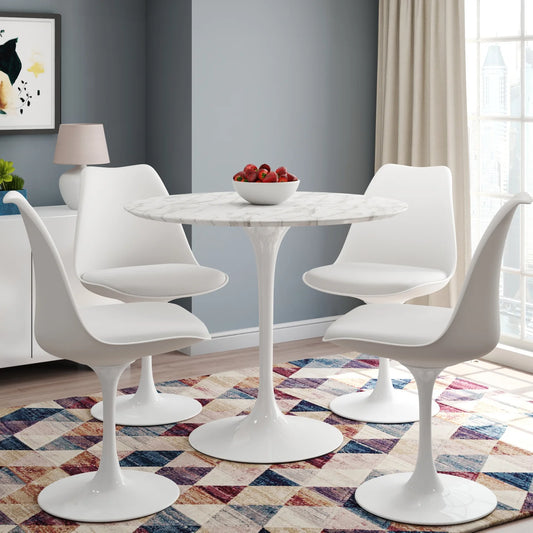 Rose Dining Chair - White By World Modern Design | Dining Chairs | Modishstore