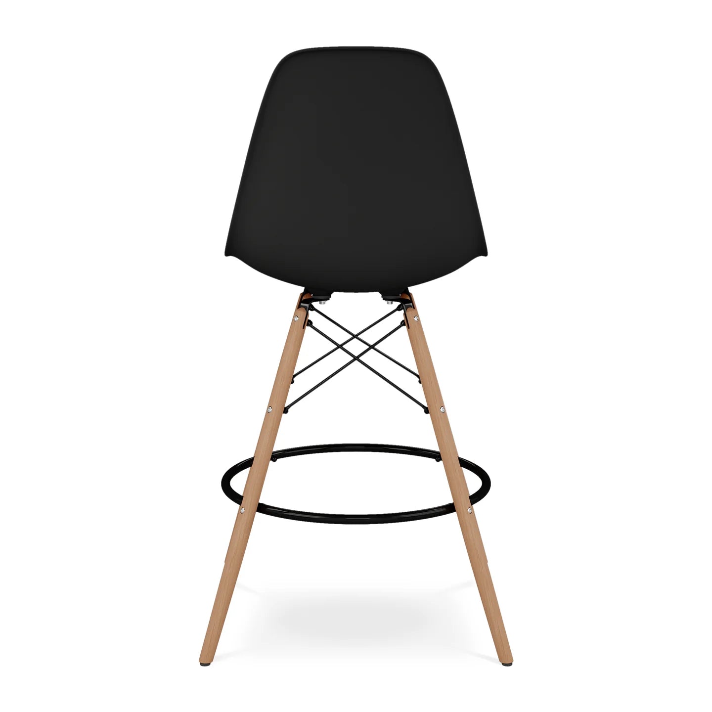 Pyramid Counter Stool, Black By World Modern Design | Counter Stools | Modishstore - 4