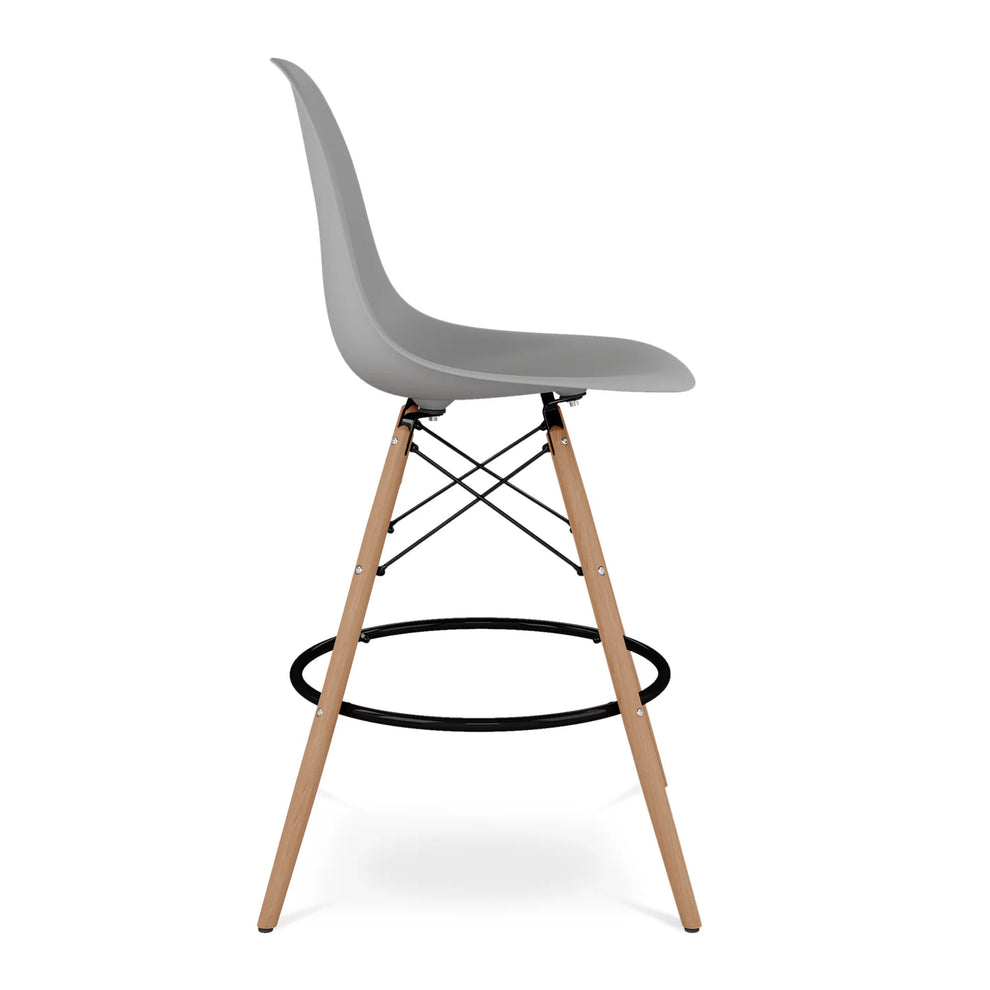 Pyramid Counter Stool, Gray By World Modern Design | Counter Stools | Modishstore - 3