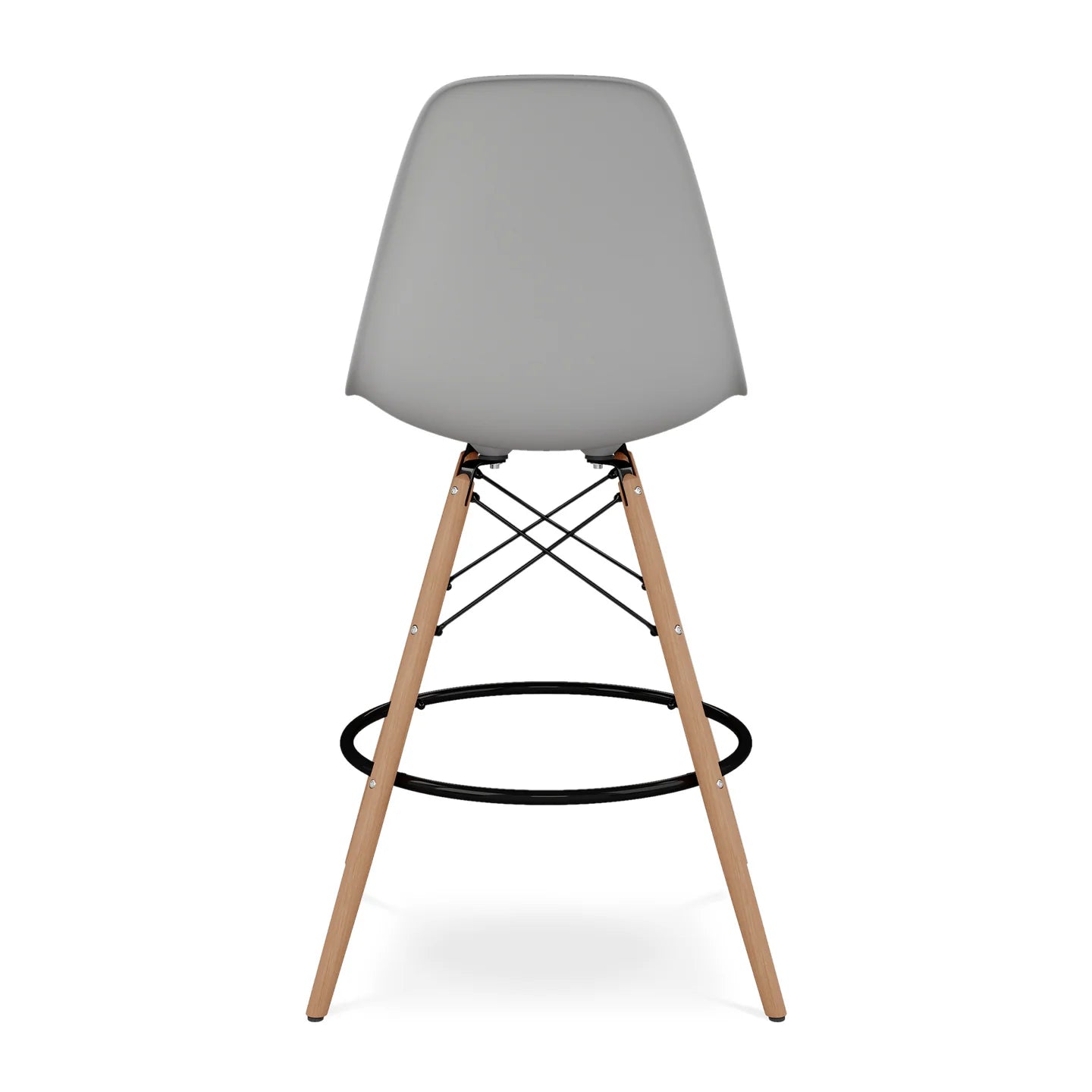 Pyramid Counter Stool, Gray By World Modern Design | Counter Stools | Modishstore - 2