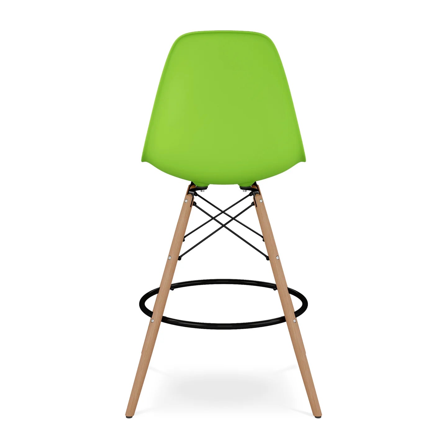 Pyramid Counter Stool, Green By World Modern Design | Counter Stools | Modishstore - 2