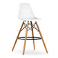 Pyramid Counter Stool, White By World Modern Design | Counter Stools | Modishstore - 4