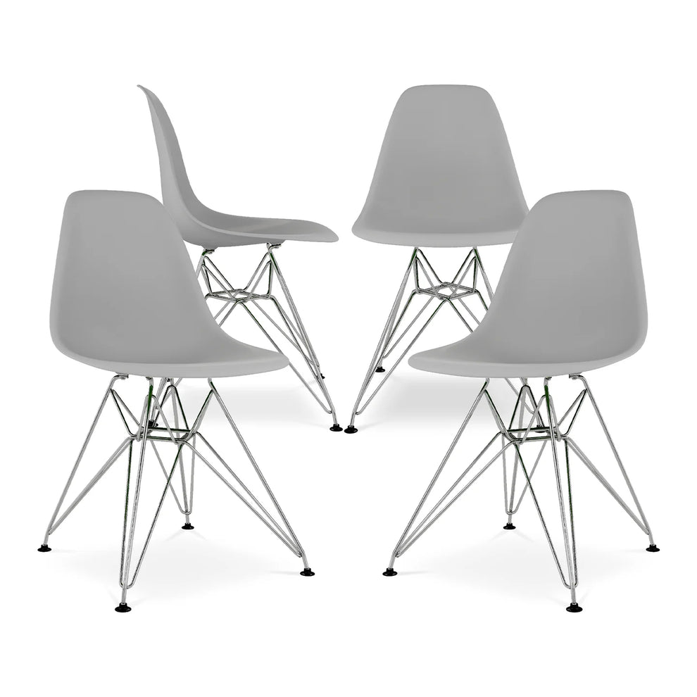 Tower Dining Chair, Gray By World Modern Design | Dining Chairs | Modishstore - 7