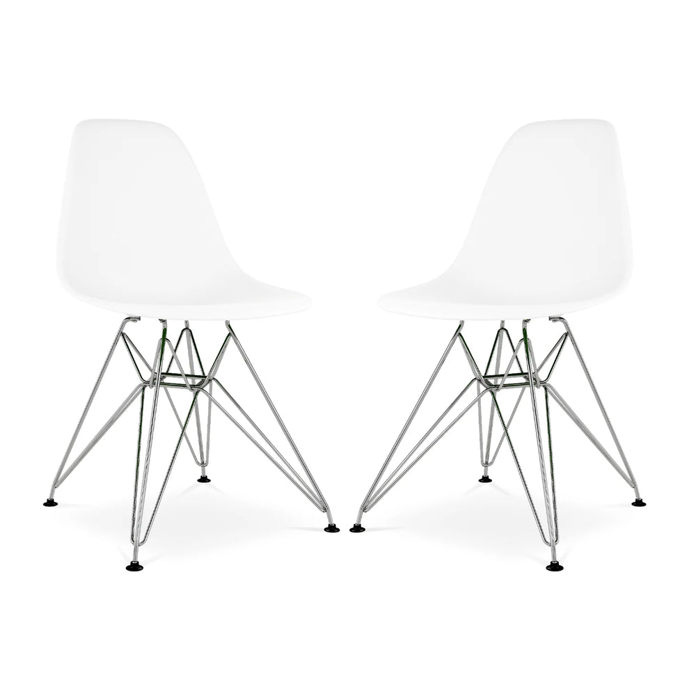 Tower Dining Chair, White By World Modern Design | Dining Chairs | Modishstore - 7