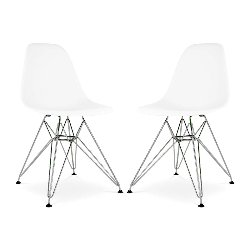 Tower Dining Chair, White By World Modern Design | Dining Chairs | Modishstore - 7