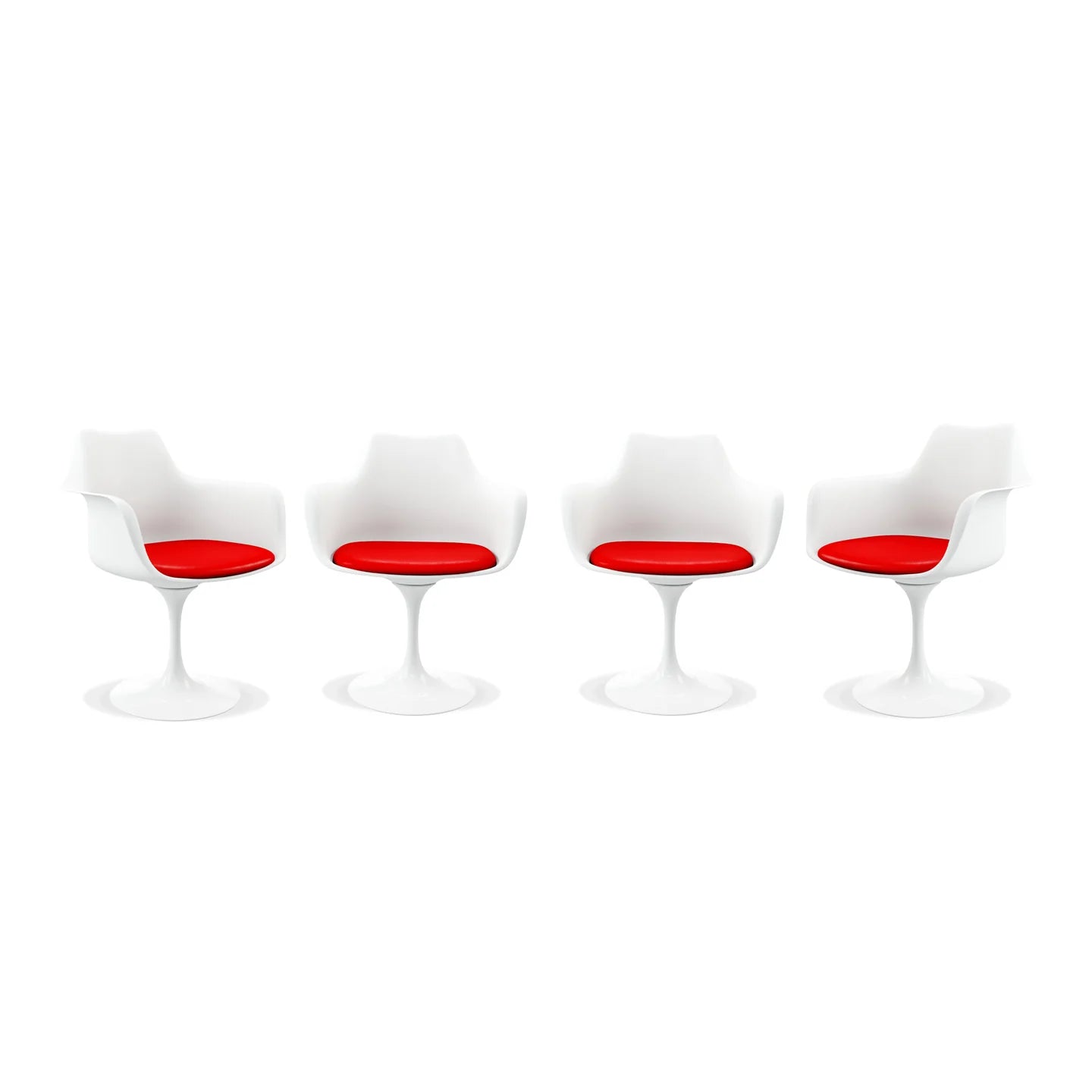Rose Arm Chair - Red By World Modern Design | Dining Chairs | Modishstore - 8