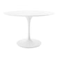 Rose 48" Round Fiberglass Dining Table By World Modern Design | Dining Tables | Modishstore - 2