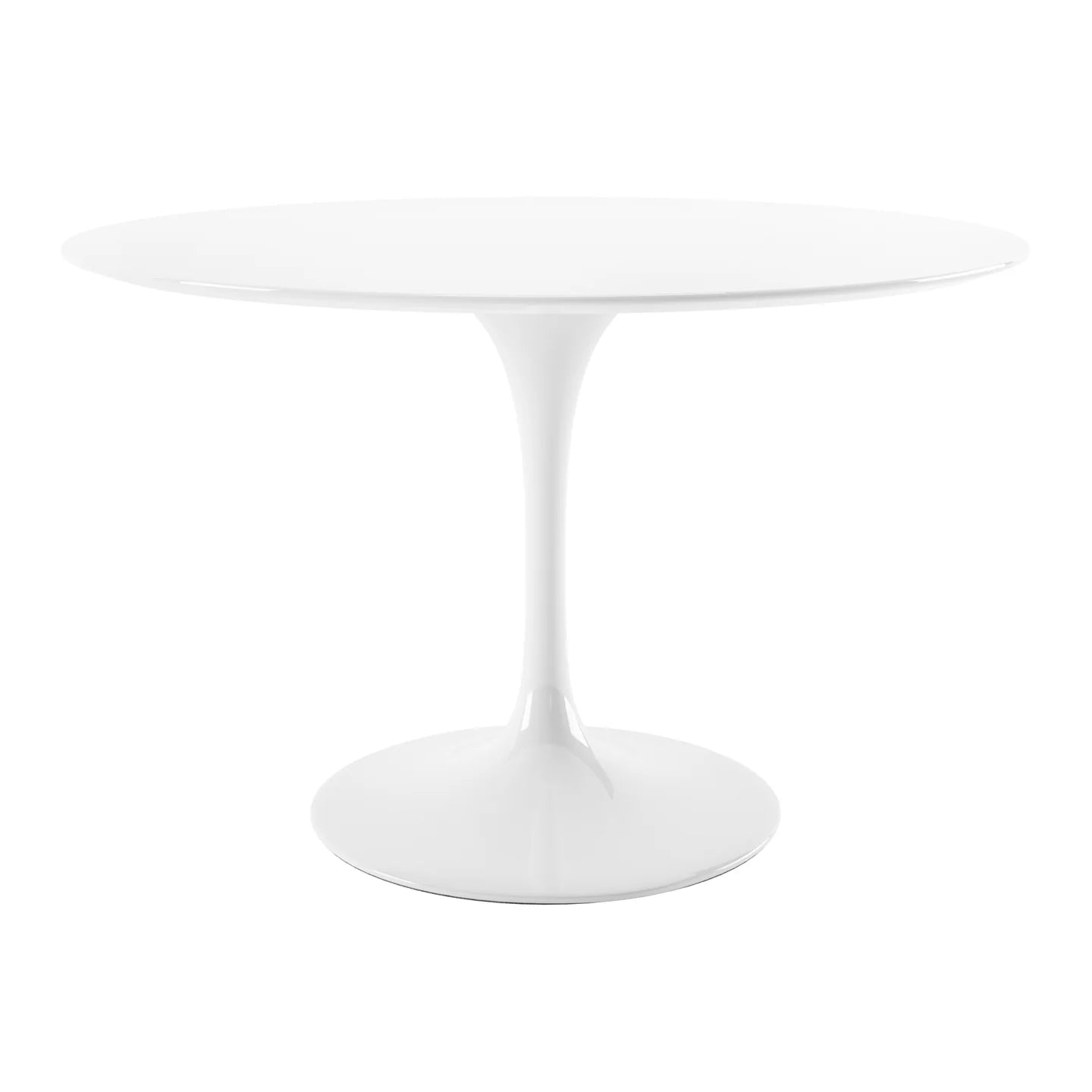 Rose 48" Round Fiberglass Dining Table By World Modern Design | Dining Tables | Modishstore - 2
