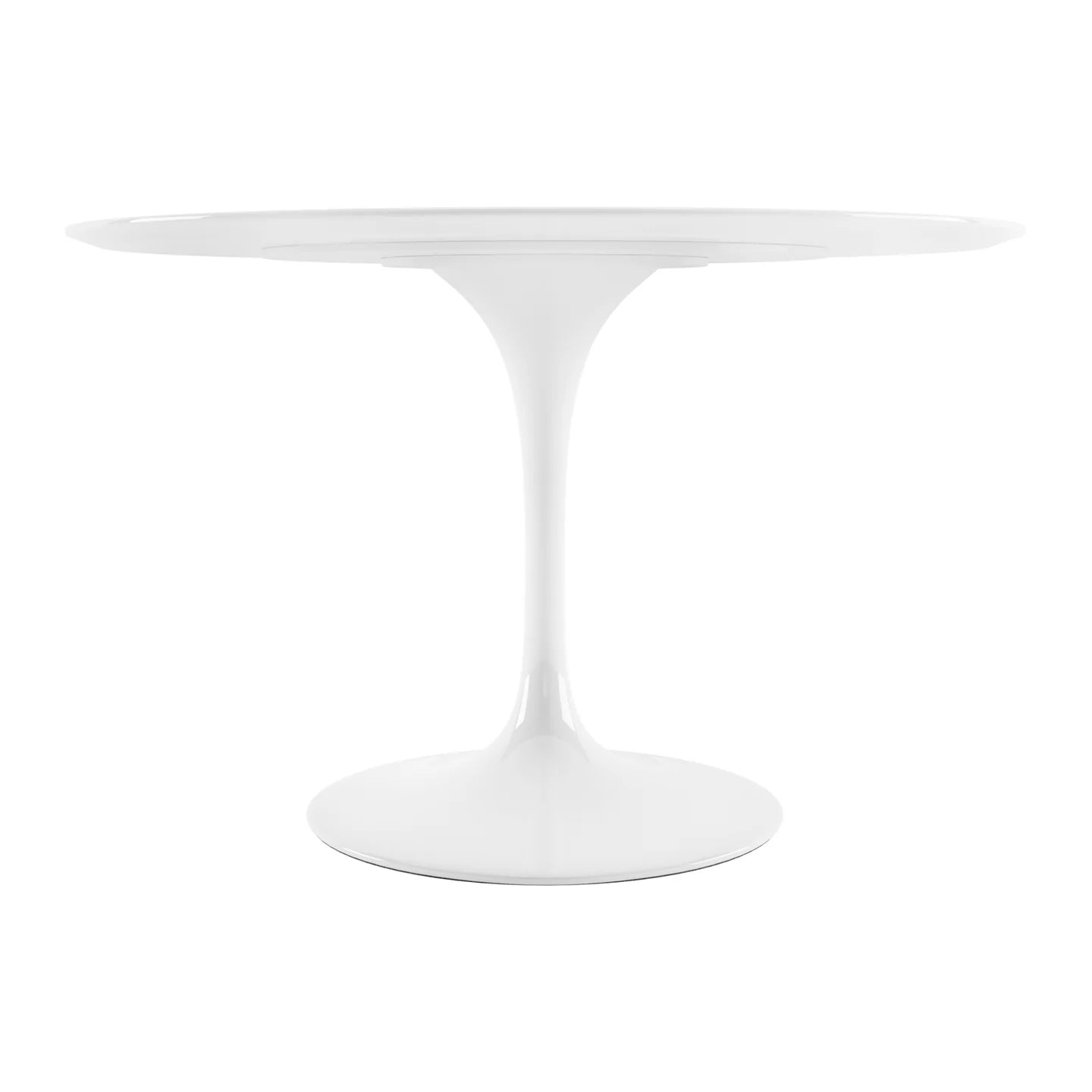 Rose 48" Round Fiberglass Dining Table By World Modern Design | Dining Tables | Modishstore - 5